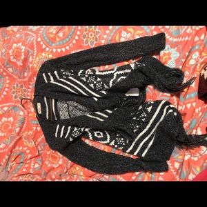 Cute grey and white cardigan